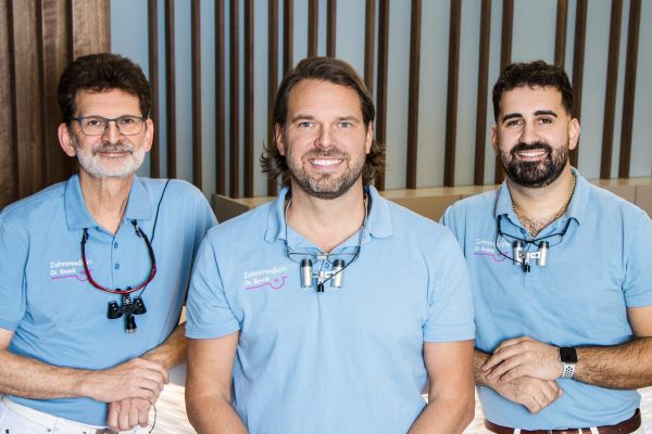 Unsere Zahnärzte in Leonberg -Dr. Winfried Gans, Dr. Alexander Boeck, Edmond Kodra, M.Sc.